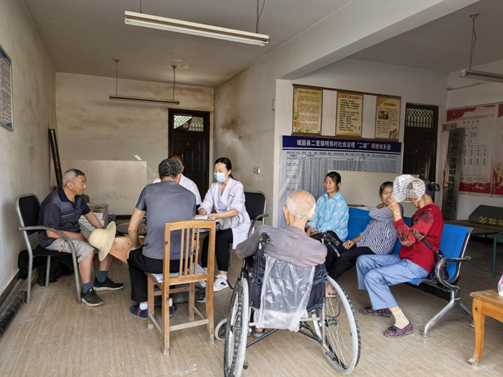 “健康乡村行，义诊暖人心”——西安中际脑病医院脑健康公益筛查活动走进汉中市城固县二里镇